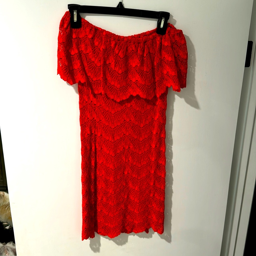 Nightcap off the shoulder dress